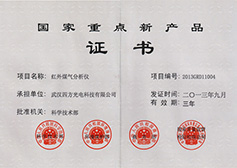 “紅外煤氣分析儀”獲2013年國家重點新產品計劃立項